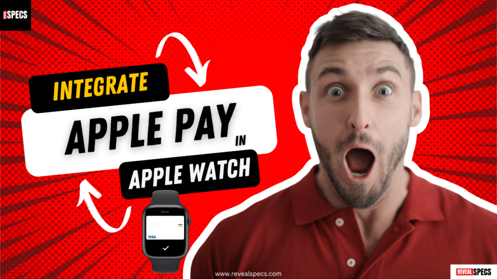 Apple Pay on Apple Watch: A person using Apple Watch for contactless payment